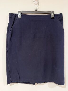 Classic Navy Women's Ponte Pencil Skirt